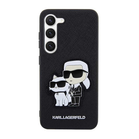 Karl Lagerfeld NFT Saffiano Karl & Choupette - Etui Samsung Galaxy S23 (czarny)