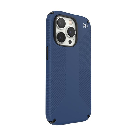 Speck Presidio2 Grip - Anti-slip case for iPhone 14 Pro (Coastal Blue / Black / White)