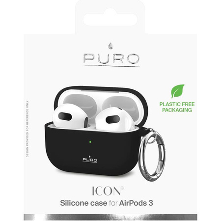 PURO ICON Case - Tasche für Apple Airpods 3 (schwarz)