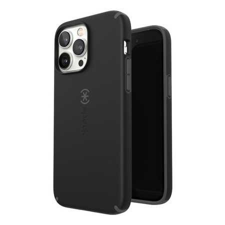 Speck CandyShell Pro - pouzdro pro iPhone 14 Pro Max s povrchovou úpravou MICROBAN (černé / břidlicově šedé)