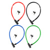 ZAPIĘCIE ROWEROWE LINKA NA KLUCZ BLOKADA, Zielone do Roweru, Dunlop, 65 cm