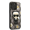 Karl Lagerfeld Iconic Karl Flower - Coque iPhone 13 Pro Max (gris)