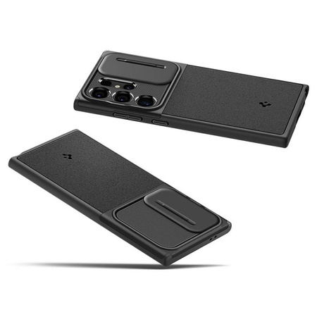 Spigen Optik Armor - Schutzhülle für Samsung Galaxy S24 Ultra (Schwarz)