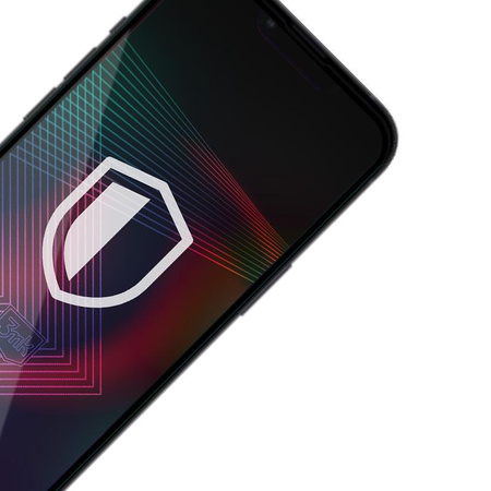 3mk HardGlass Max Lite - Gehärtetes Glas für iPhone 13 / iPhone 13 Pro (Schwarz)