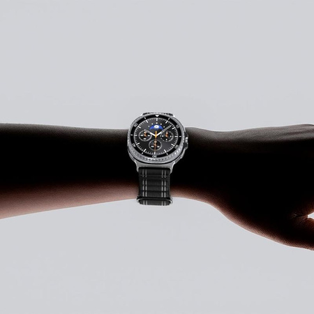 PASEK DO GALAXY WATCH 8 | 8 CLASSIC 40 44 46 mm SPIGEN NYLONOWY CZARNY