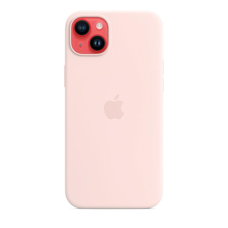 Apple Silicone Case - Coque en silicone avec MagSafe pour iPhone 14 Plus (rose crayeux)