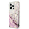 Guess Peony Liquid Glitter - iPhone 13 Pro Max Tasche (rosa)