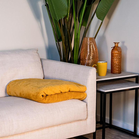 Couverture en flanelle 200x150cm (orange)