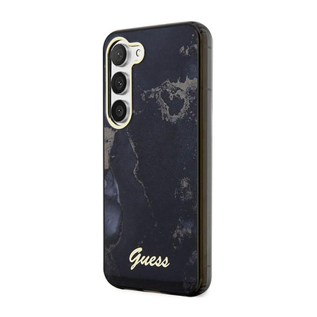 Guess Golden Marble Collection - Etui Samsung Galaxy S23+ (noir)