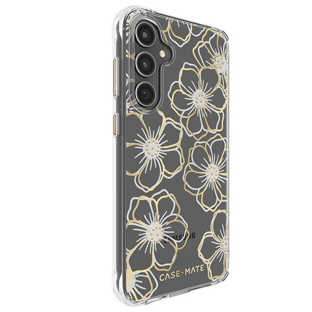 Case-Mate Floral Gems - pouzdro pro Samsung Galaxy S23 FE 5G (zlaté)