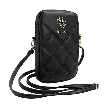 Guess Zip Quilted 4G - Handytasche (schwarz)