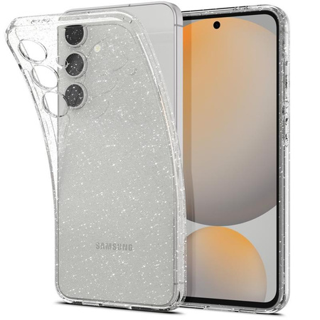 Spigen Liquid Crystal Glitter - tok Samsung Galaxy S24 FE készülékhez (átlátszó)