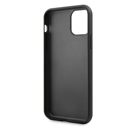 Karl Lagerfeld Iconic Embossed Glitter Case - Coque pour iPhone 11 Pro Max (Noir)