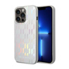 Karl Lagerfeld Monogram Iridescent - iPhone 14 Pro Max Case (silver)