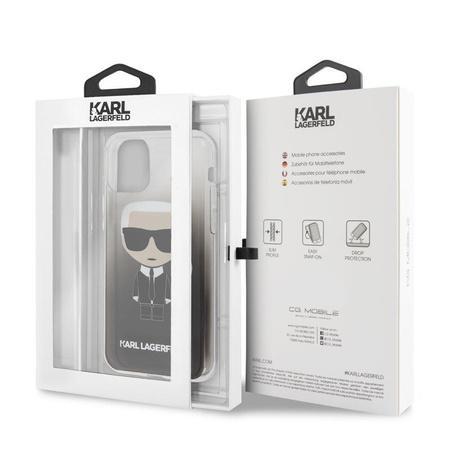 Karl Lagerfeld Iconic Karl Gradient - iPhone 11 Case (black)