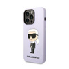 Karl Lagerfeld Silikon NFT Ikonik - iPhone 14 Pro Tasche (lila)