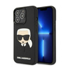Karl Lagerfeld 3D Rubber Karl's Head - pouzdro pro iPhone 13 Pro (černé)