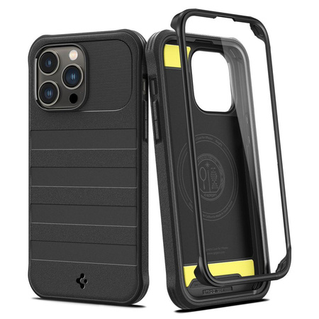 Spigen Mag Geo Armor 360 MagSafe - tok iPhone 14 Pro készülékhez (fekete)