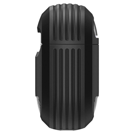 Spigen Rugged Armor - Gehäuse für Apple AirPods 4 (Schwarz matt)