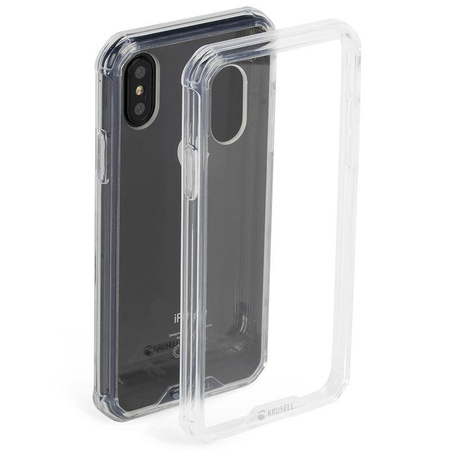 Krusell Kivik Pro Cover - Coque pour iPhone X (transparente)