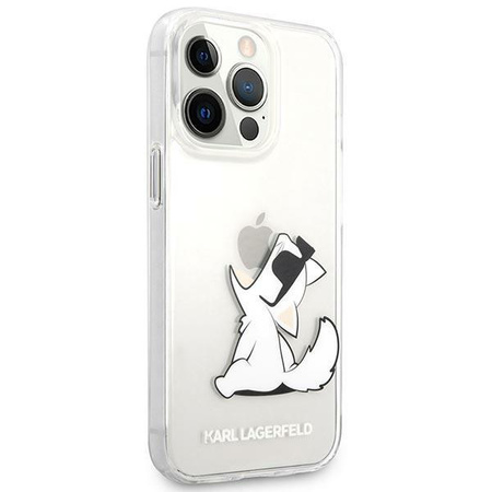 Karl Lagerfeld Choupette Fun napszemüveg - iPhone 14 Pro tok (átlátszó)