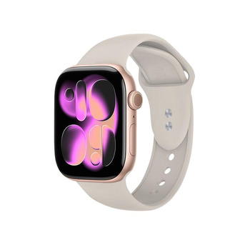 Crong Liquid - Armband für Apple Watch 38/40/41/42mm (steinbeige)