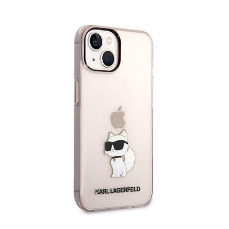 Karl Lagerfeld IML NFT Choupette - pouzdro pro iPhone 14 Plus (růžové)