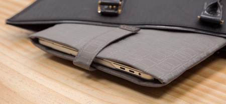 Moshi Aria - Női táska 13" laptop tokkal (Slate Black)