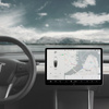Moshi iVisor AG - Matowa folia ochronna na ekran konsoli centralnej Tesla Model 3/Y (Black/Clear Matte)