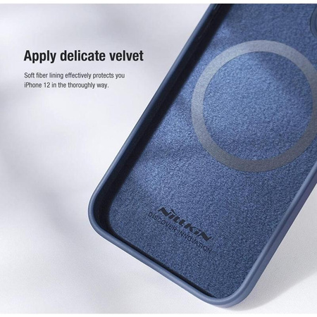 Nillkin CamShield Silky Magnetic - Apple iPhone 12 / 12 Pro Hülle mit Kameraabdeckung (Matcha Grün)