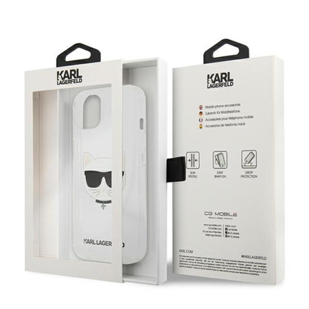 Karl Lagerfeld Choupette Head - iPhone 13 Mini Case (Transparent)
