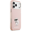 Karl Lagerfeld IML Aquarelle Choupette & Logo MagSafe - iPhone 17 Pro tok (rózsaszín)