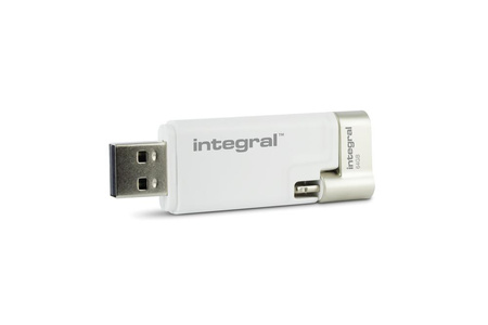 Integral iShuttle - Clé USB de 64 Go avec connecteur USB et Lightning MFi