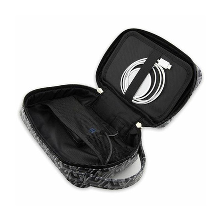 Guess GCube Stripe Travel Universal Bag - Accessory Organiser (Black)