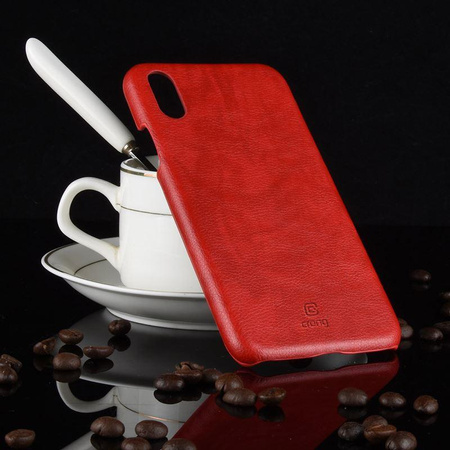 Crong Essential Cover - Etui iPhone Xs / X (czerwony)