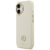 Guess Grained Strass Logo MagSafe - Hülle iPhone 17 (beige)