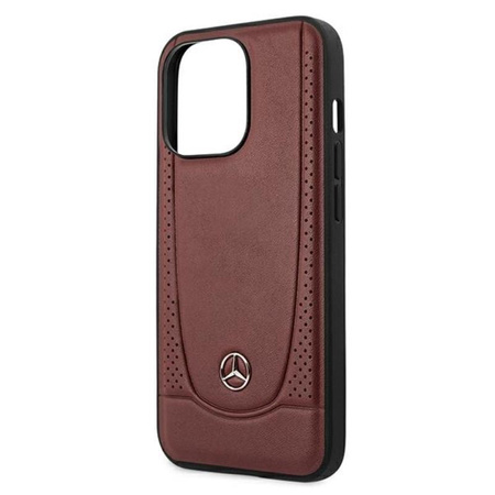 Mercedes Leather Urban Line - iPhone 13 Pro tok (piros)