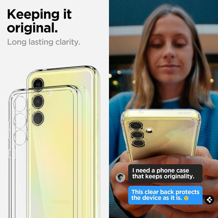 Spigen Ultra Hybrid - Schutzhülle für Samsung Galaxy A35 5G (Transparent)
