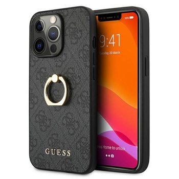 Guess 4G Ring Case - iPhone 13 Pro Tasche (grau)