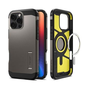 Spigen Tough Armor MagSafe - tok iPhone 16 Pro Max készülékhez (Gunmetal)