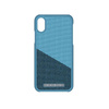 Nordic Elements Saeson Freja - Materiałowe etui iPhone Xs / X (Petrol)