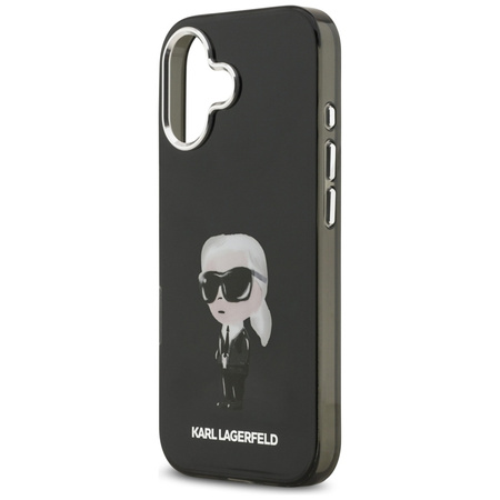 Karl Lagerfeld IML Aquarelle Karl & Logo MagSafe – Case iPhone 17 (Black)