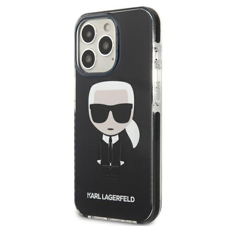 Karl Lagerfeld Fullbody Ikonik  - pouzdro pro iPhone 13 Pro (černé)