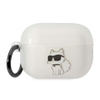 Karl Lagerfeld NFT Ikonik Choupette Head - Pouzdro pro Apple AirPods Pro 2 (průhledné)