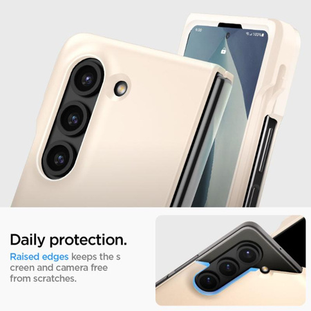 Spigen Thin Fit Pen - pouzdro pro Samsung Galaxy Z Fold 5 (Pearled Ivory)