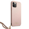 Guess Saffiano Chain - iPhone 12 Pro Max Case (pink)