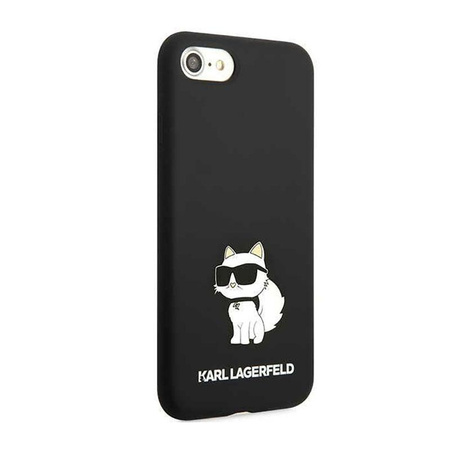 Karl Lagerfeld Silicone NFT Choupette - iPhone SE (2022 / 2020) / 8 / 7 (black) Case