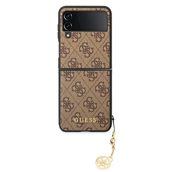 Guess 4G Charms Collection - tok Samsung Galaxy Z Flip 4 készülékhez (barna)