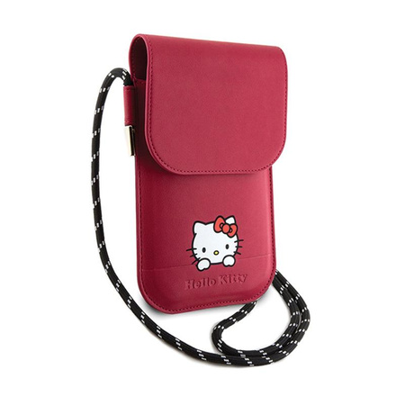 Hello Kitty bőr Daydreaming Cord - Kereszt test telefontáska (rózsaszín)