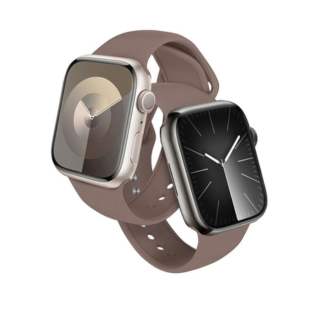 Crong Liquid - Řemínek pro Apple Watch 38/40/41/42 mm (hnědý)